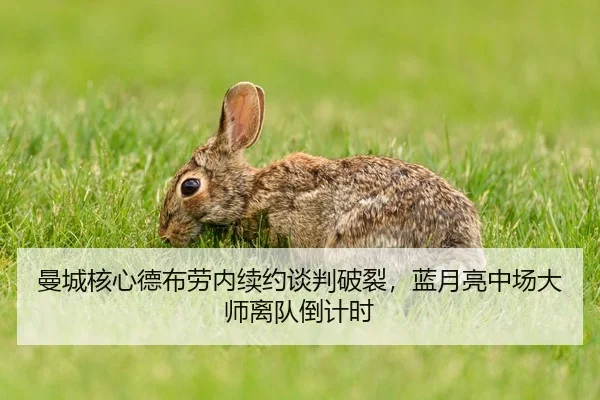 曼城核心德布劳内续约谈判破裂，蓝月亮中场大师离队倒计时